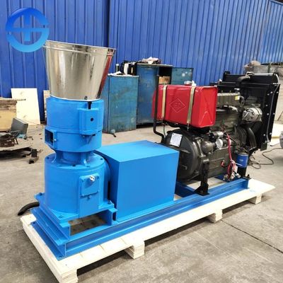 El plano muere máquina diesel de la pelotilla de la biomasa de 300m m 600-800 Kg/H
