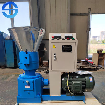 Pequeña máquina de madera hecha en casa de la pelotilla 100kg/hr de la pelotilla 3m m