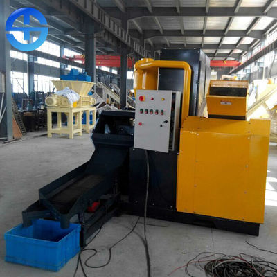 380 pureza de cobre del granulador 99,9% del alambre de cobre del pedazo del equipo de proceso de la chatarra de V