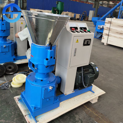 Máquina impulsada por motor eléctrica 200kg/H 300kg/H de la pelotilla de la biomasa 7.5kw