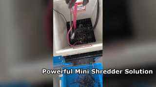 Mini trituradora de doble eje 180
