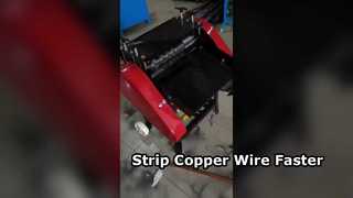 Vídeo de funcionamiento de la máquina peladora de cables de cobre | Recuperación de cobre rápida y sencilla